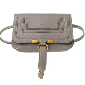 CHLOÉ authentic calfskin Marcie convertible belt bag